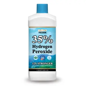 35% Food Grade Hydrogen Peroxide, Concentrated Solution - Cleans Kitchen, Bath, Laundry, Home and Garden