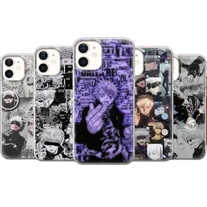 Satoru Gojo Phone Case Jujutsu Kaisen Anime Compatible with iPhone 11, 12, 13, 14, 15, 16, 17 & Samsung S22 S23 S24 S25 – check our available sizes