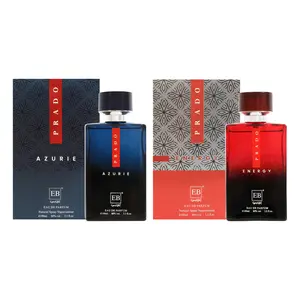 EBC Bundle of Azurie and Energy Eau De Parfum Natural Spray for Men 100Ml/3.3fl.oz.