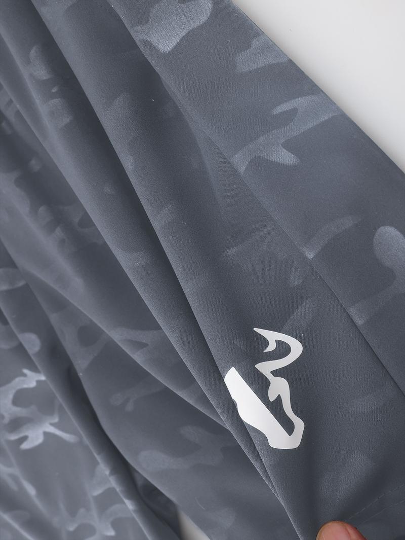 Men's Fashionable And Casual Summer Camouflage Shorts, Light And Comfortable Outdoor Sports Pants, Suitable For Running And Pool Parties