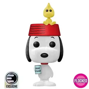 Funko Pop! Peanuts #2096 - Snoopy & WoodStock (Flocked) Vinyl Figure