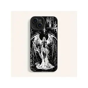 1 PC Angel Wings Suitable for iPhone17/iPhone17 air/iPhone17 pro/iPhone17 pro max/16 Pro Max/15 Pro Max/14 Pro Max/13 Pro Max/12 Pro Max/11 Pro Max , Compatible With Samsung Galaxy Series A54/A53