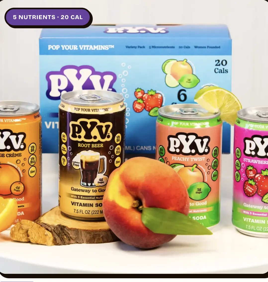 PYV Variety Pack Vitamin Soda
