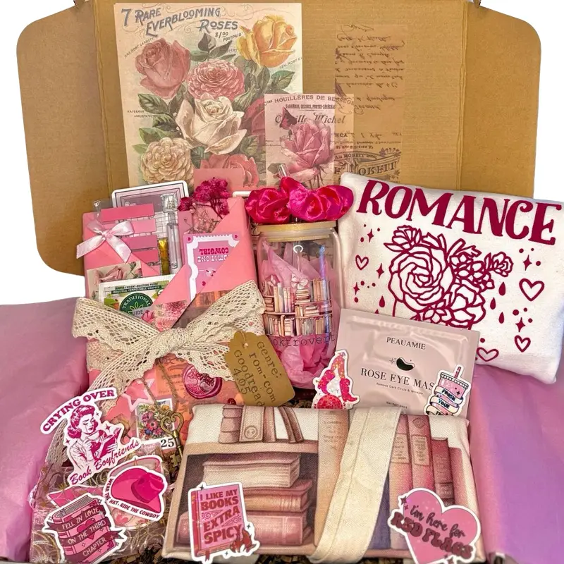 Blind Date with a Book Box (Large) | Bookish Gift | Handpicked Personalized Gift | Book Lovers | Spicy | Dark Romance | Romantasy | Horror |