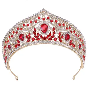Colorful Rhinestone Tiara for Women - Elegant and Sparkling Design