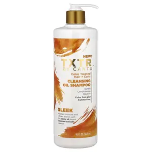 Cantu TXTR™, Cleansing Oil Shampoo, Color Treated Hair + Curls, 16 fl oz (473 ml)