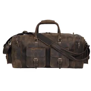 Leather duffle bag Leather duffle bag