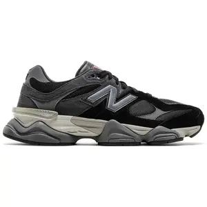 New Balance 9060 Black Castlerock Grey Men's Daily Casual Fashion Footwear Sneakers Walking Shoes Gym Training Athletic Comfort