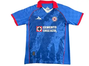 2026 2027 Cruz Azul Men's Home Soccer Jersey Polo Short-Sleeve Sports Shirt High-Quality Quick-Dry Breathable