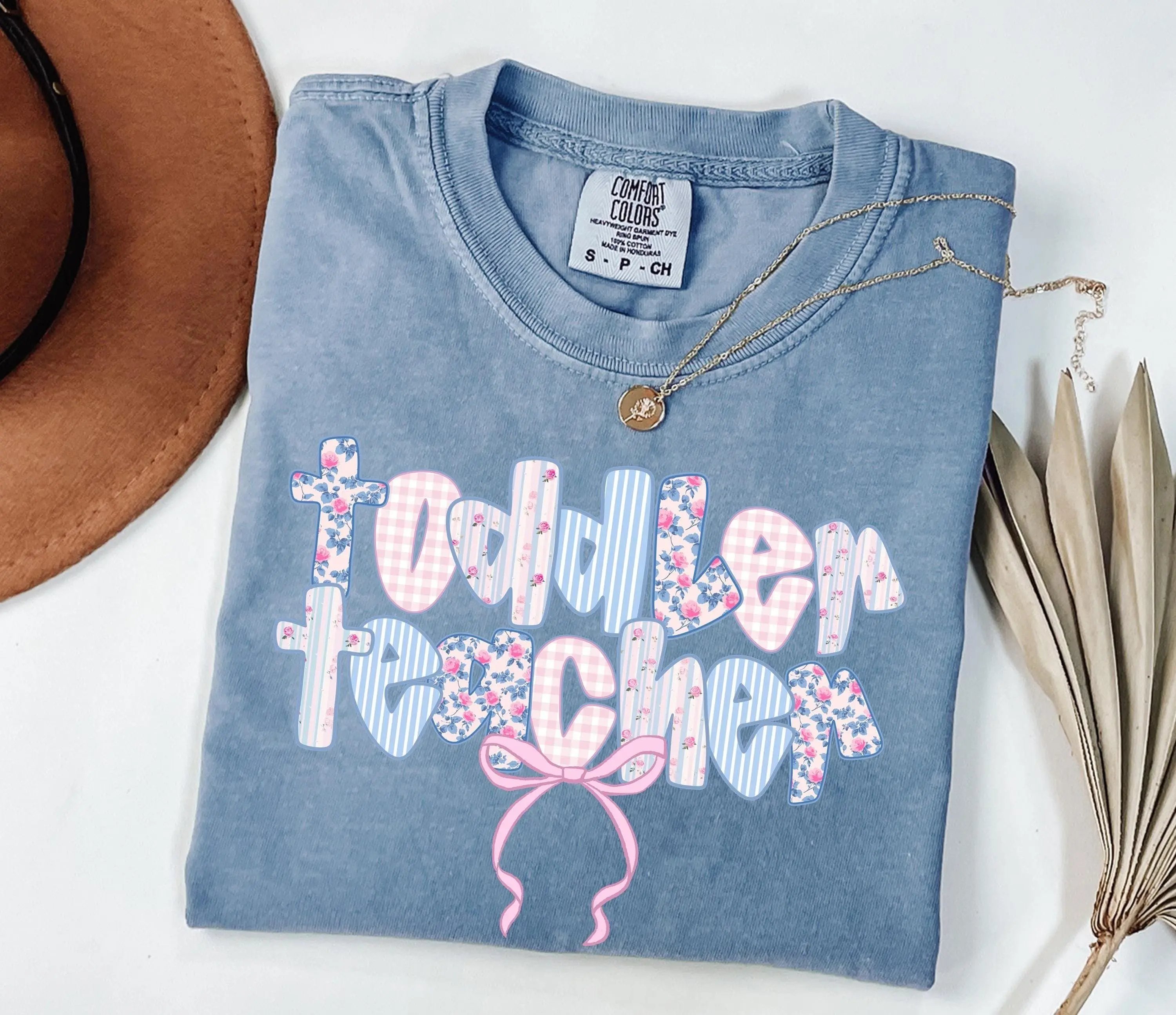Comfort Colors Toddler teacher shirt,Preppy Toddler Teacher tee,Back to school teacher,Infant Teacher tee,Daycare shirt,Preschool Daycare