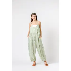 Rhea Eva Jumpsuit Flower Print