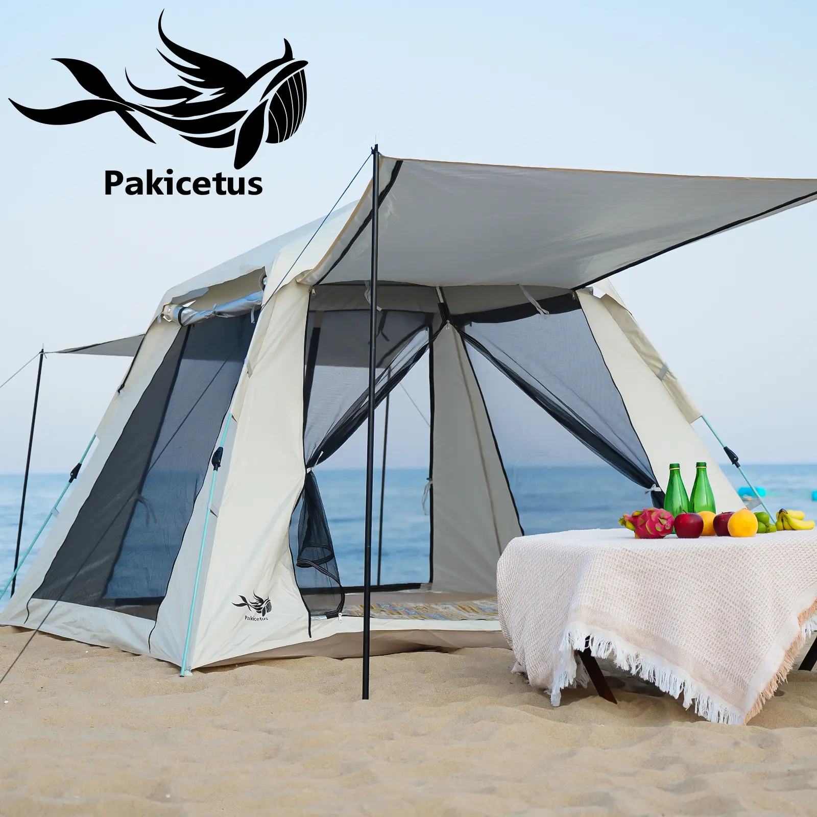 2-3 Person Outdoor Camping Pop-up Tent, Windproof, Carpa, Ventilation Upgrade, All-Season Lightweight Camping Shelter, Camping Essentials, Suitable for Outdoor Travel and Family Camping