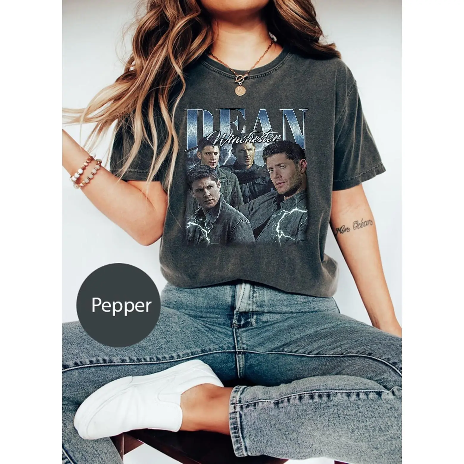 Dean Winchester Retro Vintage Comfort Colors Shirt, Funny Gift For Women and Man, Vibes Unisex T-Shirt