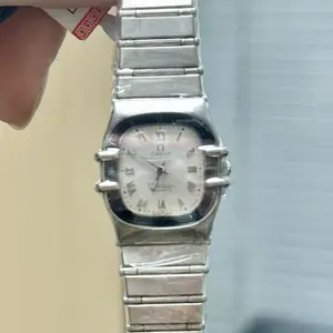 Omega Vintage Quartz Steel 21mm Silver White Dial MWT000642