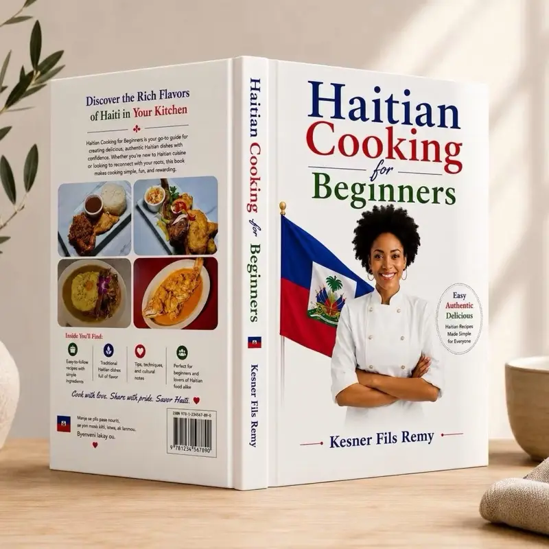 Haitian Cooking Ebook for Beginners, English Recipe Book by Creative Minds Publishing, Comprehensive Guide with Tablet and Phone Compatibility