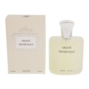 Create Water Falls Spray Cologne Eau de Toilette for Men 100ml/3.3fl.oz. - Ideal for Everyday Wear - Fragrance for Men