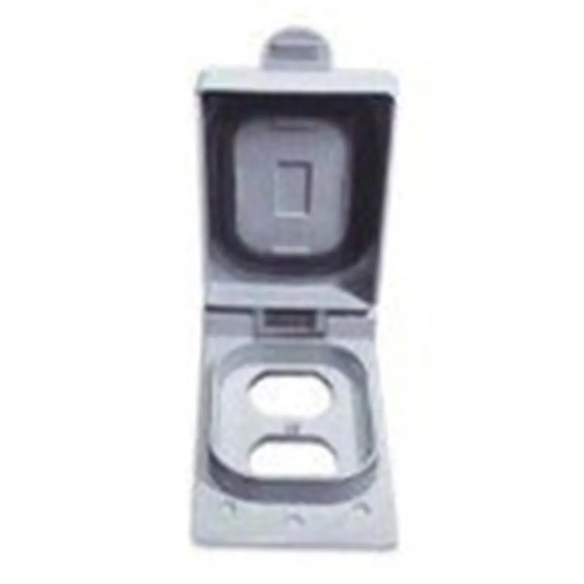 212 MAIN Single Gang Duplex Cover, PVC Weatherproof Electrical Receptacle Cover