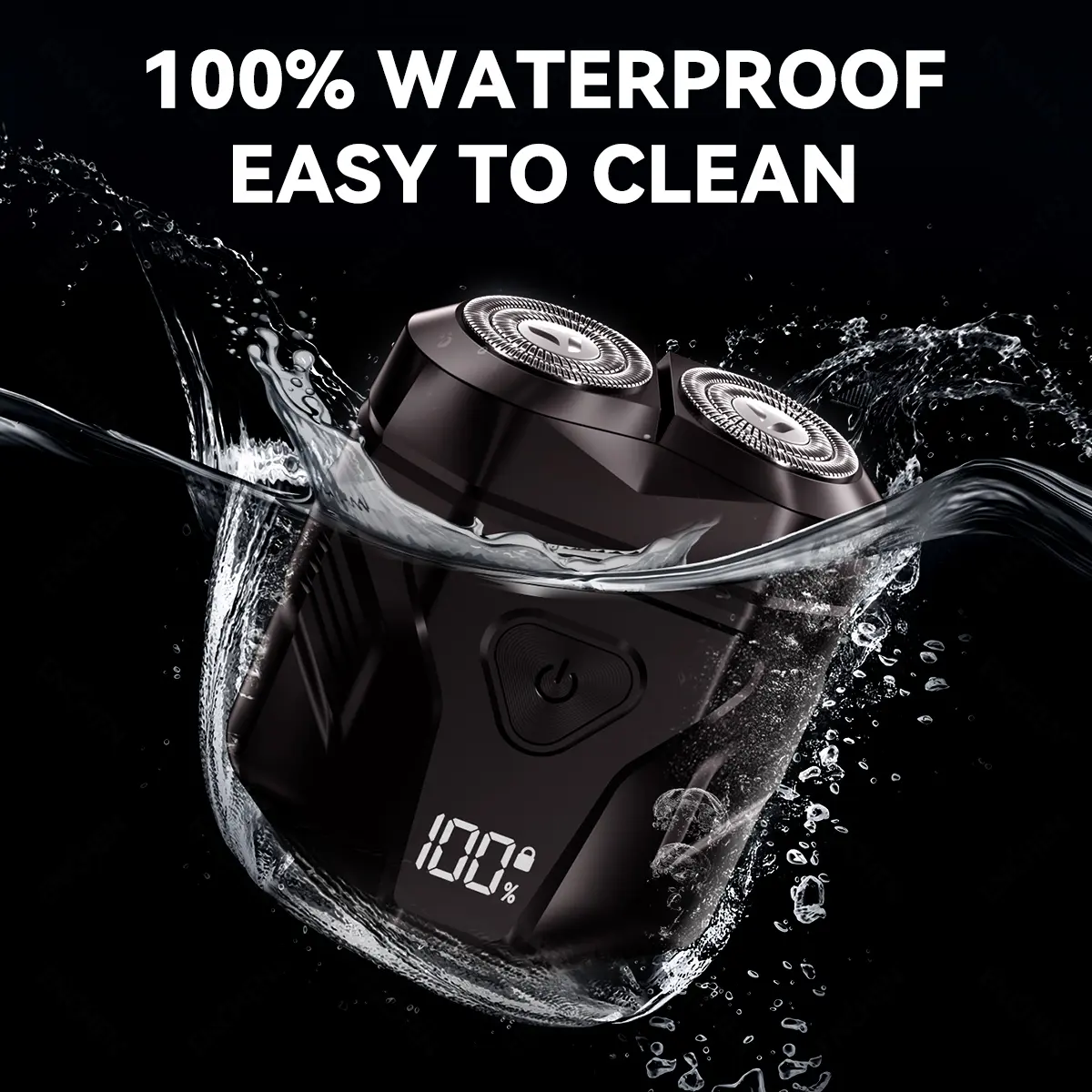 ENCHEN Mini Electric Shaver - Dual Flex Heads, USB-C Fast Charge, 100% Waterproof, Compact & Lightweight, Ideal for Travel & Daily Use!