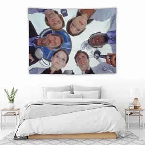 60in x 40in  home decor banner House M.D Wall Tapestry Room Decor Wall Poster Art Wallpaper Sticker Living Room Dining Room Bedroom Dormitory Hippie Home Decor funny hanging poster fan bedroom living room gift