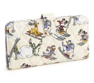 Vera Bradley Disney Downhill Skiing Mickey Tab Wallet