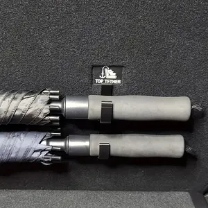 2counts car umbrella hook, universal trunk hook, suitable for storing umbrellas, towels, fishing rods, and camping gear. No drilling required; installation is secure and compatible with most vehicle models.