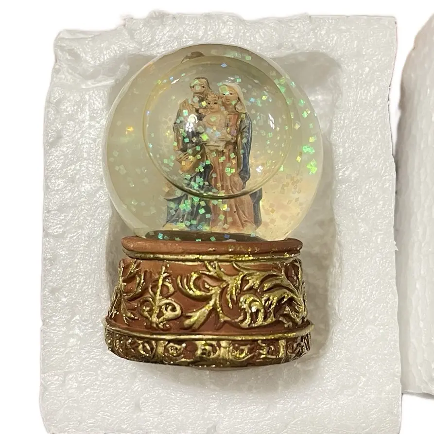 Sacred Family Mini Snow Globe