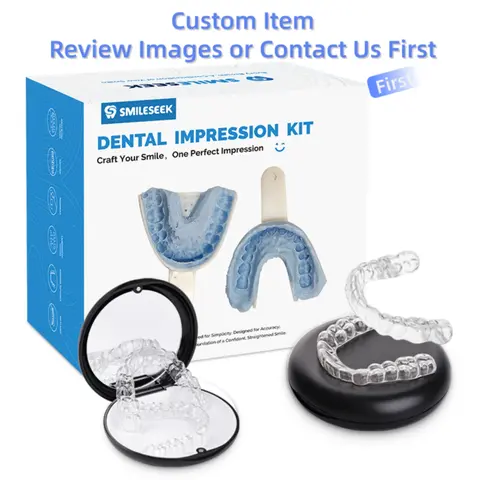 Smileseek Clear Teeth Retainer Upper & Lower - BPA-Free Precision-Fit, Slim Durable Replacement, Nearly Invisible forAdults & Teens, Retention After Braces, Day/Night Wear