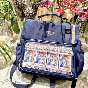 Women's Fashion Ita Backpacks Cute Girl Transparent Large Capacity Crossbody Bag Kawaii Students Individuality DIY Shoulder Bags