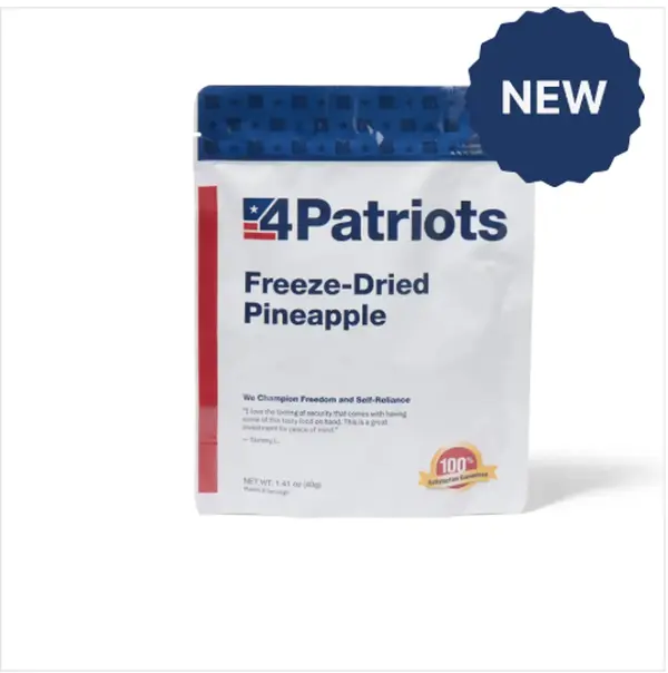 Freeze-Dried Pineapple Pouch Freeze-Dried Pineapple Pouch