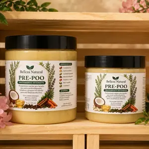Belleza Natural Pre-Poo Hair Treatment for Dry Hair – Deep Moisturizing and Nourishing Formula with Flaxseed & Aloe Vera – Strengthens, Protects and Restores Hair – 16 oz