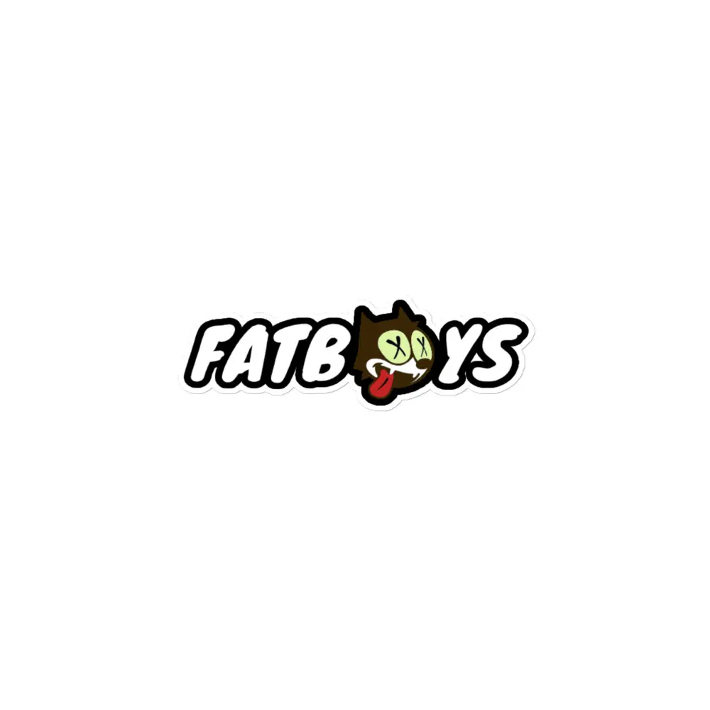 8" FATBOYS Logo Sticker