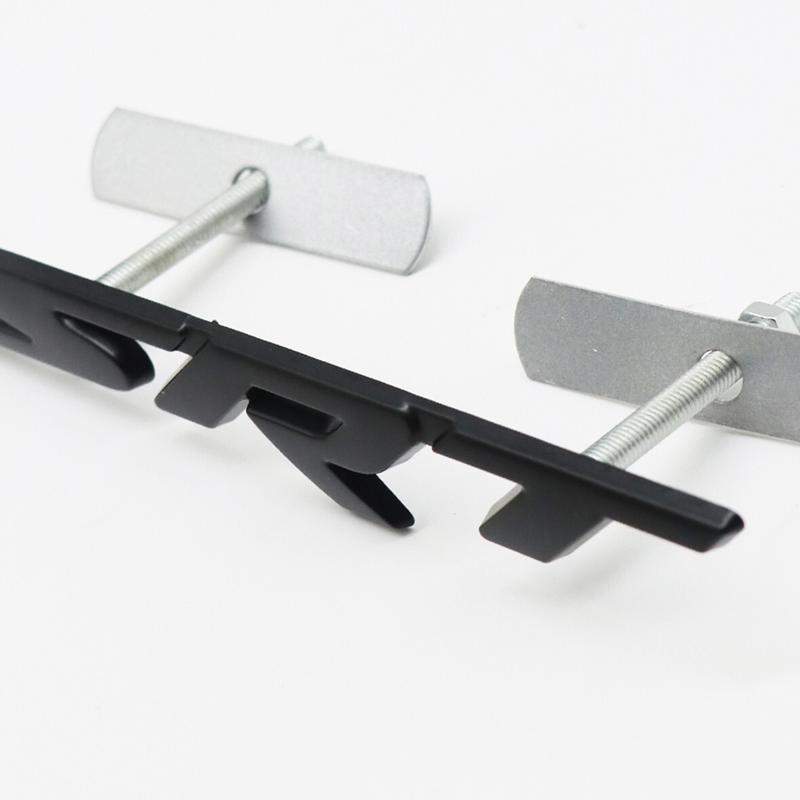 1pcs Front Grille SRT Emblem Badge Metal For HellCat Scat pack Front Grille Emblem Car Badge 3D Nameplate Bolt-ON