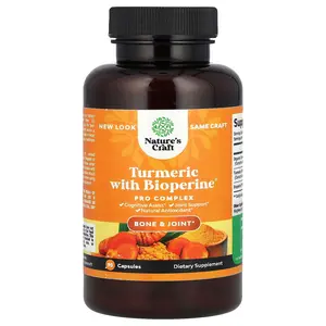 Nature's Craft Turmeric With BioPerine®, 90 Capsules