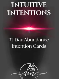 31-Day Abundance Intention Cards/Booklets