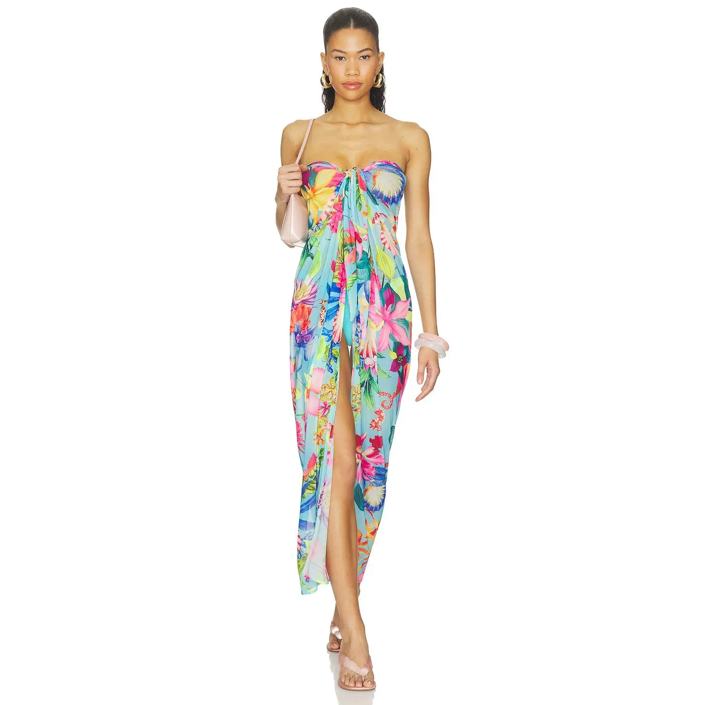 Luli Fama x REVOLVE Oceans Kiss Long Wrap in Multicolor