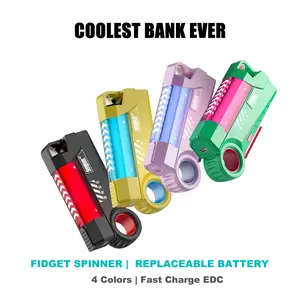 N6-RB Rotary Stress-Relief Replaceable Power Bank Cyberpunk Battery charger KangTao Smart