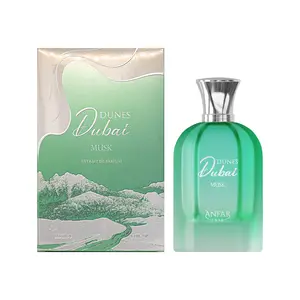 Anfar Dunes Dubai Musk - Perfume for Women and Men - Floral Gourmand Fragrance - Top Notes of Rose, Ylang-ylang, and Honey Suckle - 3.4 oz