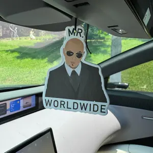 Pitbull Mr Worldwide Scented Car Perfume & Odor Eliminator, Natural Essential Oils, Long-Lasting Fragrance, Suitable for Home & Bathroom