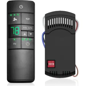 3-Speed Universal Ceiling Fan Remote Control Kit for Hampton Bay, Replacement for Home Decorators Collection Harbor Breeze Hunter, with Timer Light Dimmer, 2AAZPHD3/HD3 KUJCE10320/TR222A