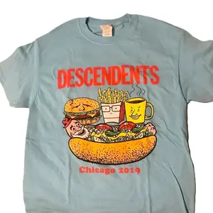 Classic Descendents T-Shirt with christmas 2024 ornament, Menswear Top