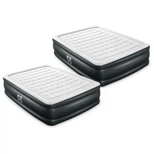 Sealy Tritech Queen 20" Air Mattress Bed 2 Person with Built-In AC Pump, 2 Pack