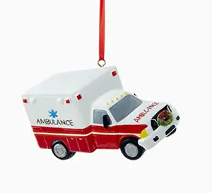 Kurt Adler 4" Ambulance Ornament
