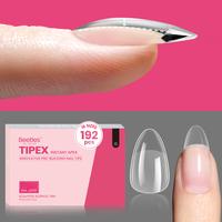 192 Pcs Half Matte Almond Short（NO GLUE&Lamp）