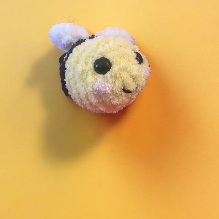Mini Handmade Crochet Bumblebee