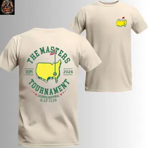 [Made in the USA] The Masters Tourathon 2026 Hooded Hoodie, Augusta National Golf Club T-shirt, Vintage USA Map Print Shirt, Golf Fan Gift for Men and Women