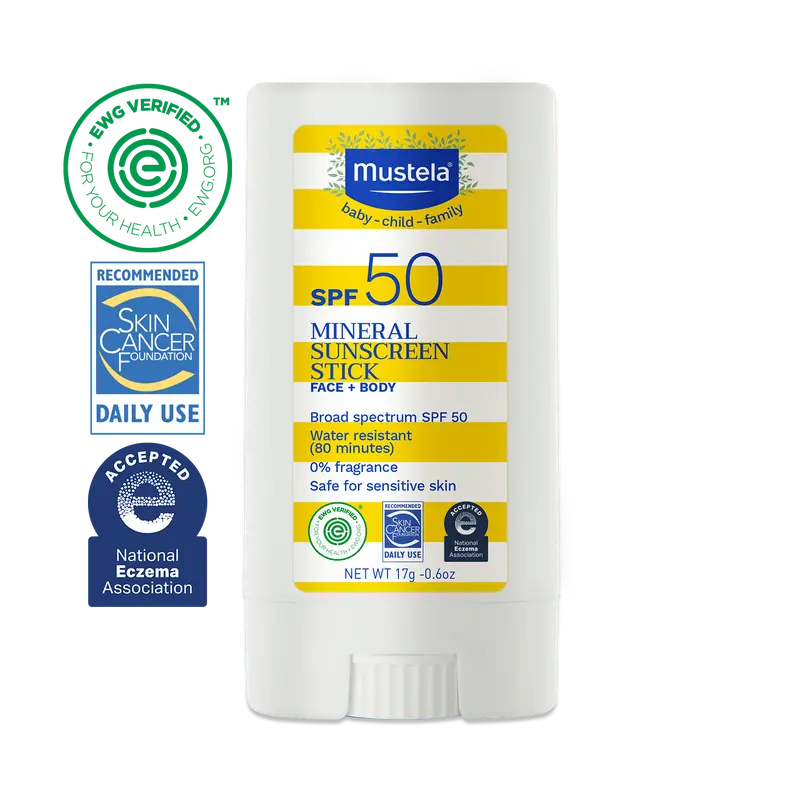 SPF 50 mineral sunscreen stick