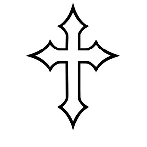 Cross Decal for Cars, Trucks, and More!