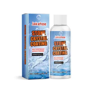 Jakehoe Stone Gloss Enhancer Crystal Coating Agent Kitchen Quartz Tile Countertop Scratch Cleaner Stain Brightener
