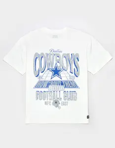 THE WILD COLLECTIVE Dallas Cowboys End Zone Mens Boxy Tee