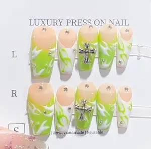 Handmade Wearable Nails Handmade Wearable Nails Removable Nail Tips
